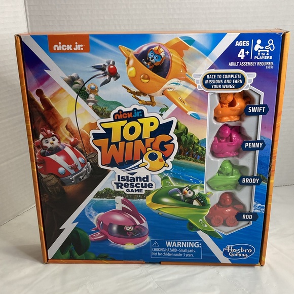 Nick Jr Top Wing Island Rescue Board Game By Hasbro Ages 4+ Sealed New - Picture 3 of 10